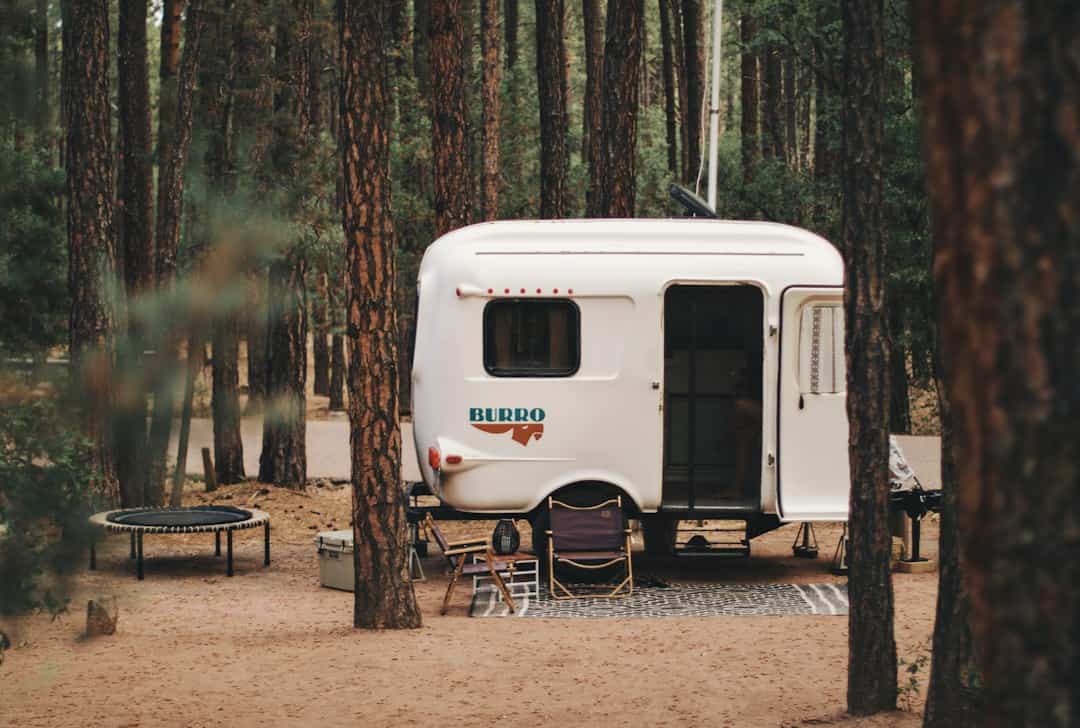 Editorial photo illustrating how to choose an rv campsite